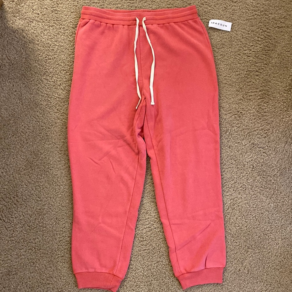 PacSun Red Sweatpants Size Large